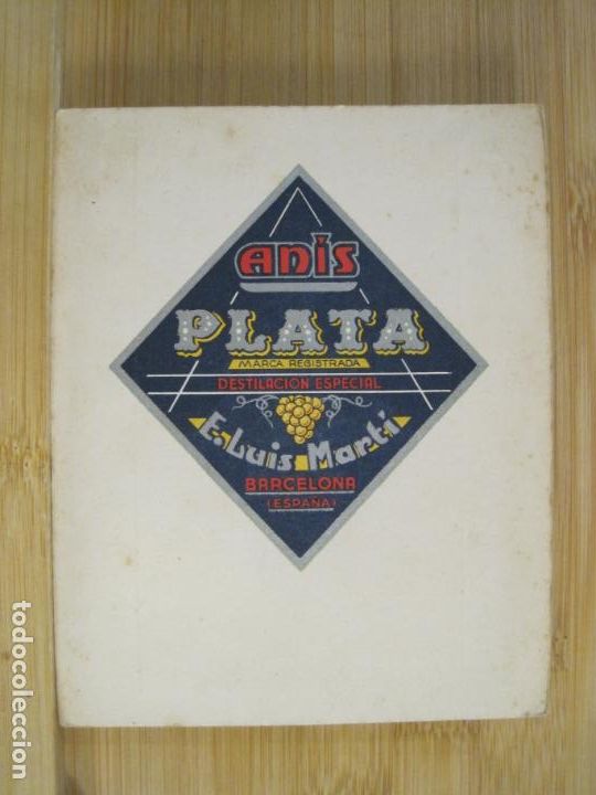 Otros Art&iacute;culos de Coleccionismo en Papel: BARCELONA-ANIS PLATA-E.LUIS MARTI-PUBLICIDAD ANTIGUA-VER FOTOS-(100.811)