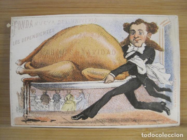 Sammelleidenschaft Andere Papierartikel: FONDA NUEVO DEL UNIVERSO-LOS DEPENDIENTES-FELICITACION ANTIGUA NAVIDAD-VER FOTOS-(100.864)