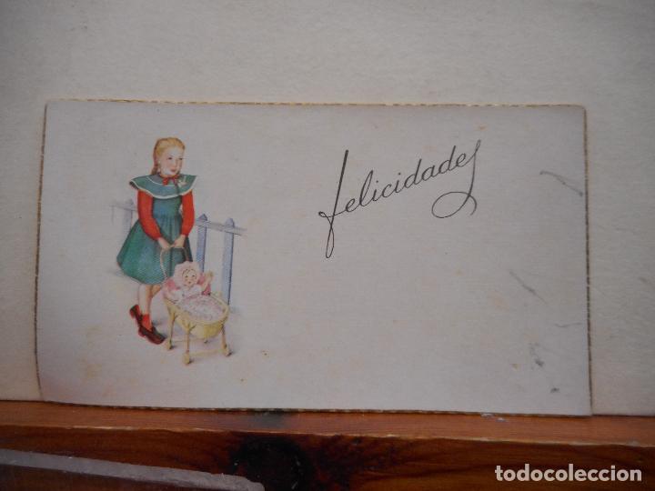 Otros Art&iacute;culos de Coleccionismo en Papel: TARJETA DE FELICITACIONES. NI&Ntilde;A. CIRCULADA. MEDIDAS 12*7 CM.