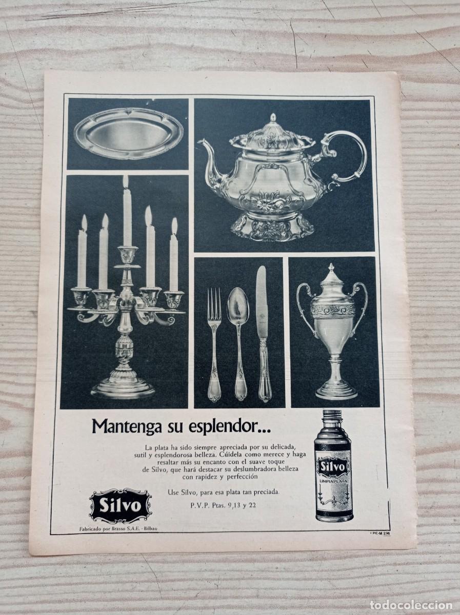 Paper Collecting Others: Hoja Publicidad Limpia Plata Silvo - A&ntilde;os 60