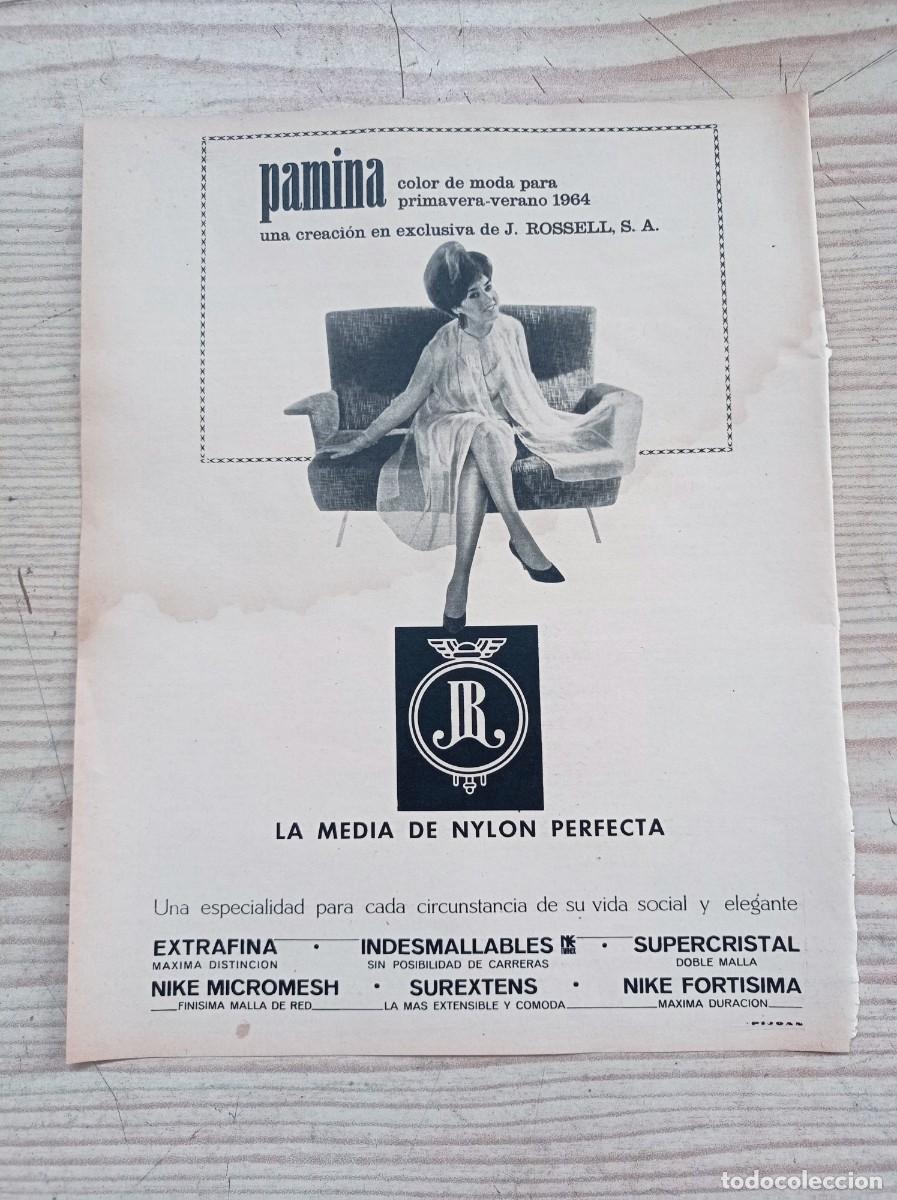 Paper Collecting Others: Hoja Publicidad Medias PAMINA - A&ntilde;os 60
