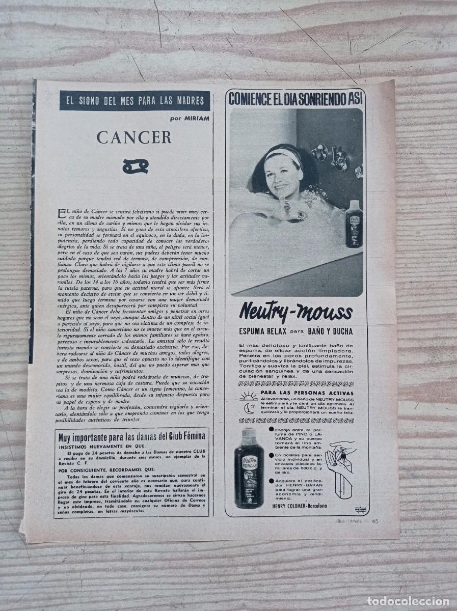 Paper Collecting Others: Hoja Publicidad Neutry-Mouss - A&ntilde;os 60