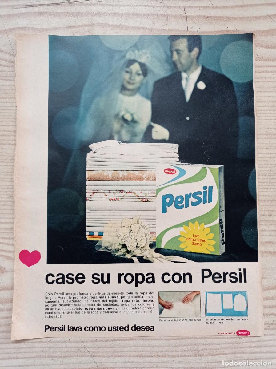 Outros artigos de papel: Hoja Publicidad Persil - A&ntilde;os 60
