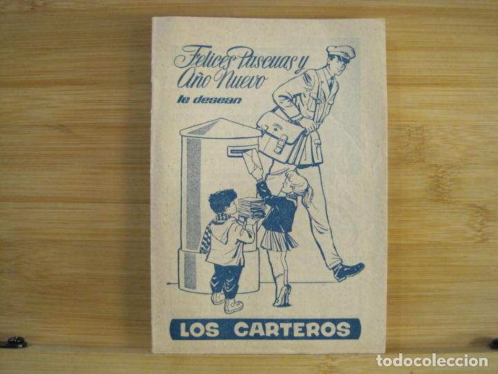 Sammelleidenschaft Andere Papierartikel: LOS CARTEROS-A&Ntilde;O 1960-LIBRETO-FELICITACION ANTIGUA DE NAVIDAD-EL CARTERO-VER FOTOS-(K-8929)