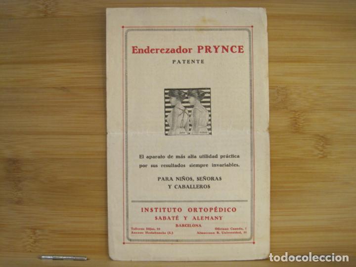 Paper Collecting Others: ENDERAZADOR PRYNCE-INSTITUTO ORTOPEDICO SABATE Y ALEMANY-BARCELONA-PUBLICIDAD-VER FOTOS-(K-8955)