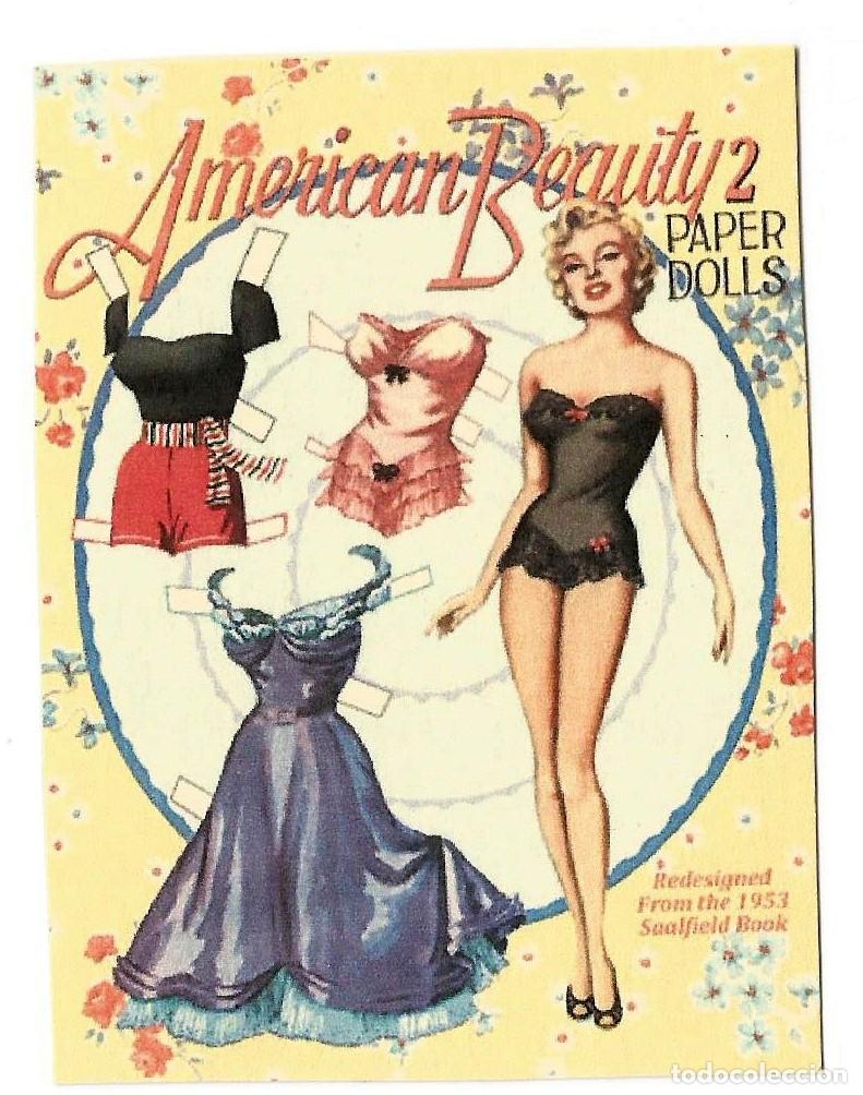 Otros art&iacute;culos de coleccionismo en papel: MARILYN MONROE - TARJETA PARA SCRAPBOOKING - 7 X 5,5 CMS