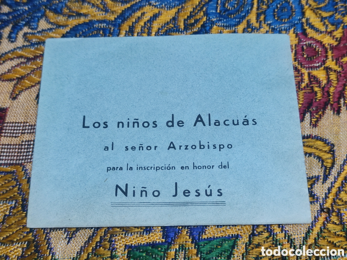 Sammelleidenschaft Andere Papierartikel: Sobre Los ni&ntilde;os de Alacu&aacute;s al se&ntilde;or Arzobispo Ni&ntilde;o Jes&uacute;s