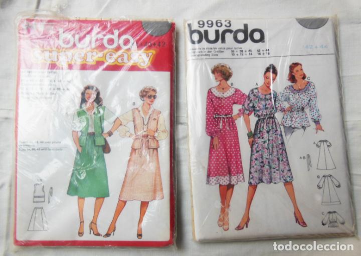 Otros art&iacute;culos de coleccionismo en papel: PATRONES BURDA 9963 y 9442