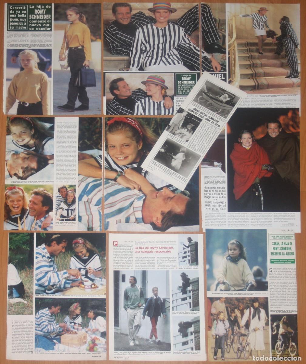 Otros Art&iacute;culos de Coleccionismo en Papel: SARAH BIASINI lote prensa spain magazine clippings 1980s/90s photos Romy Schneider daughter recortes