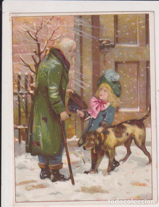 Altri oggetti di carta: Cromo-Tarjeta (11.5x8,5) El Istmo. Gran Almac&eacute;n de V&iacute;veres. Sevilla. Siglo XIX