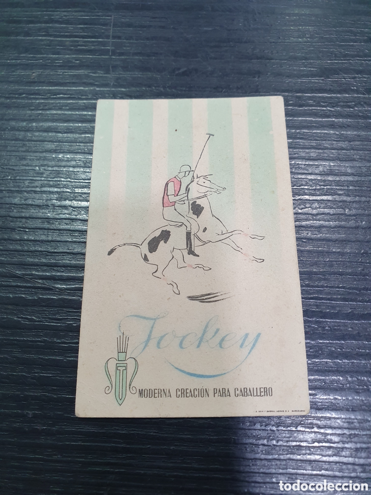 Outros artigos de papel: Antigua publicidad colonia Jockey. (L70)