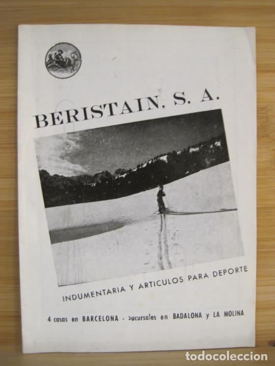 Paper Collecting Others: BERISTAIN SA-INDUMENTARIA Y ARTICULOS PARA DEPORTE-PUBLICIDAD ANTIGUA-VER FOTOS-(K-9160)