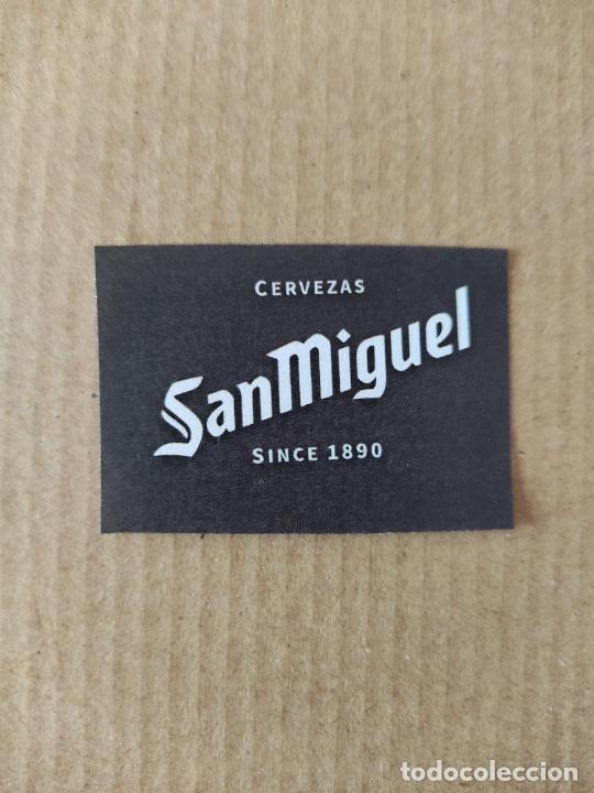 Otros Art&iacute;culos de Coleccionismo en Papel: PUBLICIDAD EN PAPEL CERVEZAS SAN MIGUEL SINCE 1890, MIDE 5 X 3,5 CM