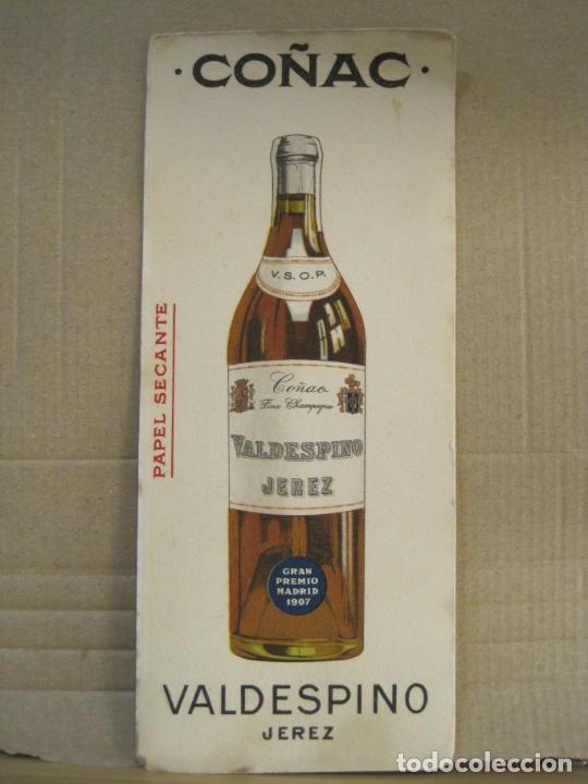 Sammelleidenschaft Andere Papierartikel: CO&Ntilde;AC VALDESPINO JEREZ-PAPEL SECANTE-PUBLICIDAD-VER FOTOS-(K-9287)