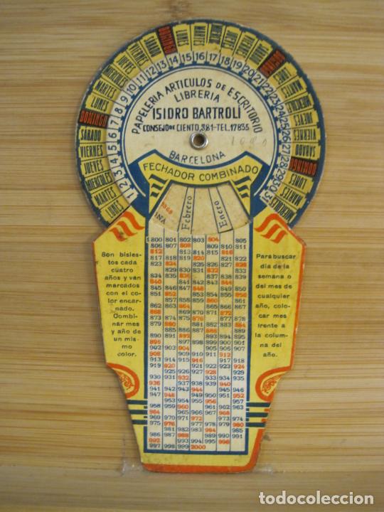 Altri oggetti di carta: BARCELONA-LIBRERIA ISIDRO BARTROLI-PUBLICIDAD ANTIGUA MOVIBLE-VER FOTOS-(K-9295)
