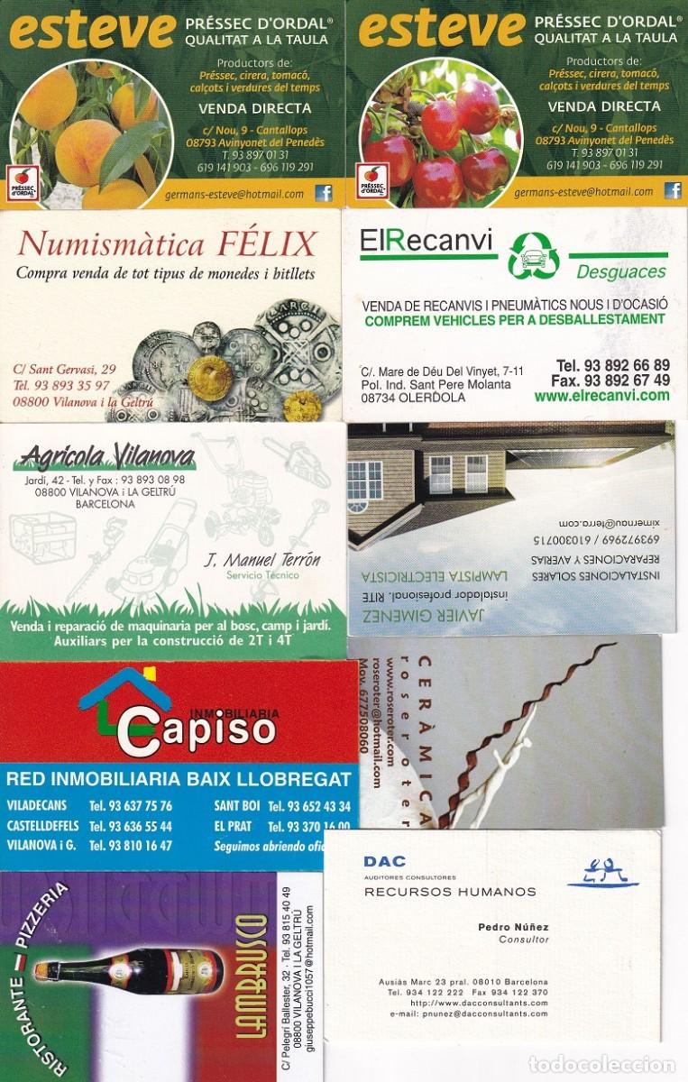 Paper Collecting Others: Conjunto de 50 tarjetas de visita y comerciales / Lote ideal para reventa