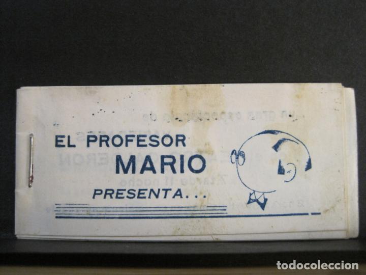 Altri oggetti di carta: EL PROFESOR MARIO PRESENTA... PROGRAMA PUBLICIDAD TEATRO-VER FOTOS-(101.204)