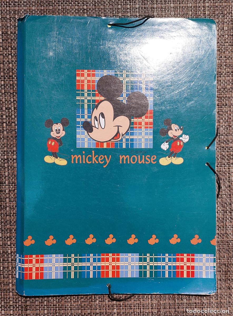 Otros art&iacute;culos de coleccionismo en papel: Carpeta Mickey Mouse Perona a&ntilde;os 90 Disney