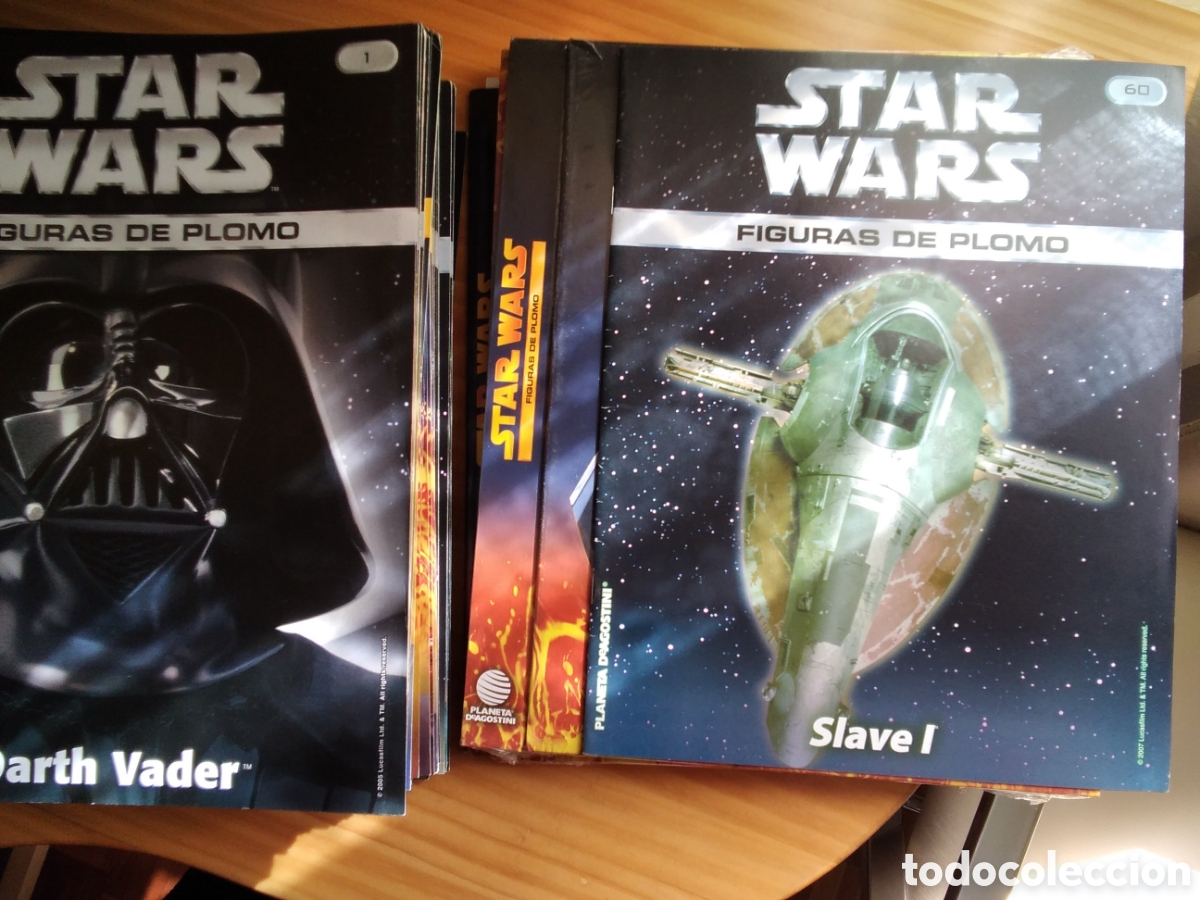 Otros Art&iacute;culos de Coleccionismo en Papel: Star wars enciclopedia figuras de plomo completa 60 fasc&iacute;culos con tapas encuadernaci&oacute;n
