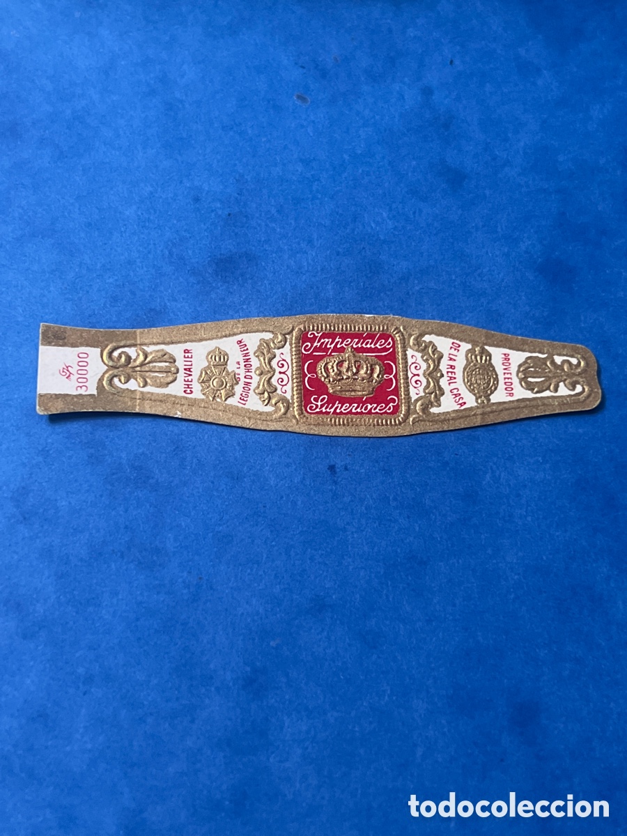 Altri oggetti di carta: V223. VITOLA DE PUROS CIGAR BAND IMPERIALES SUPERIORES