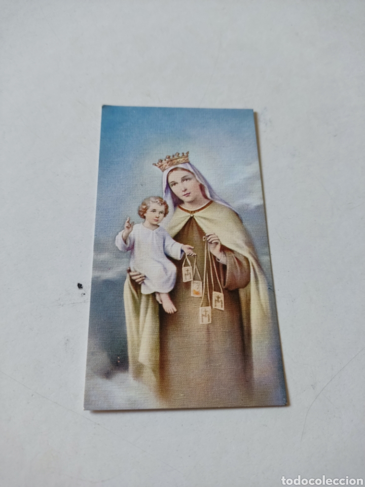 Otros art&iacute;culos de coleccionismo en papel: Estampa religiosa Virgen ni&ntilde;o Jes&uacute;s