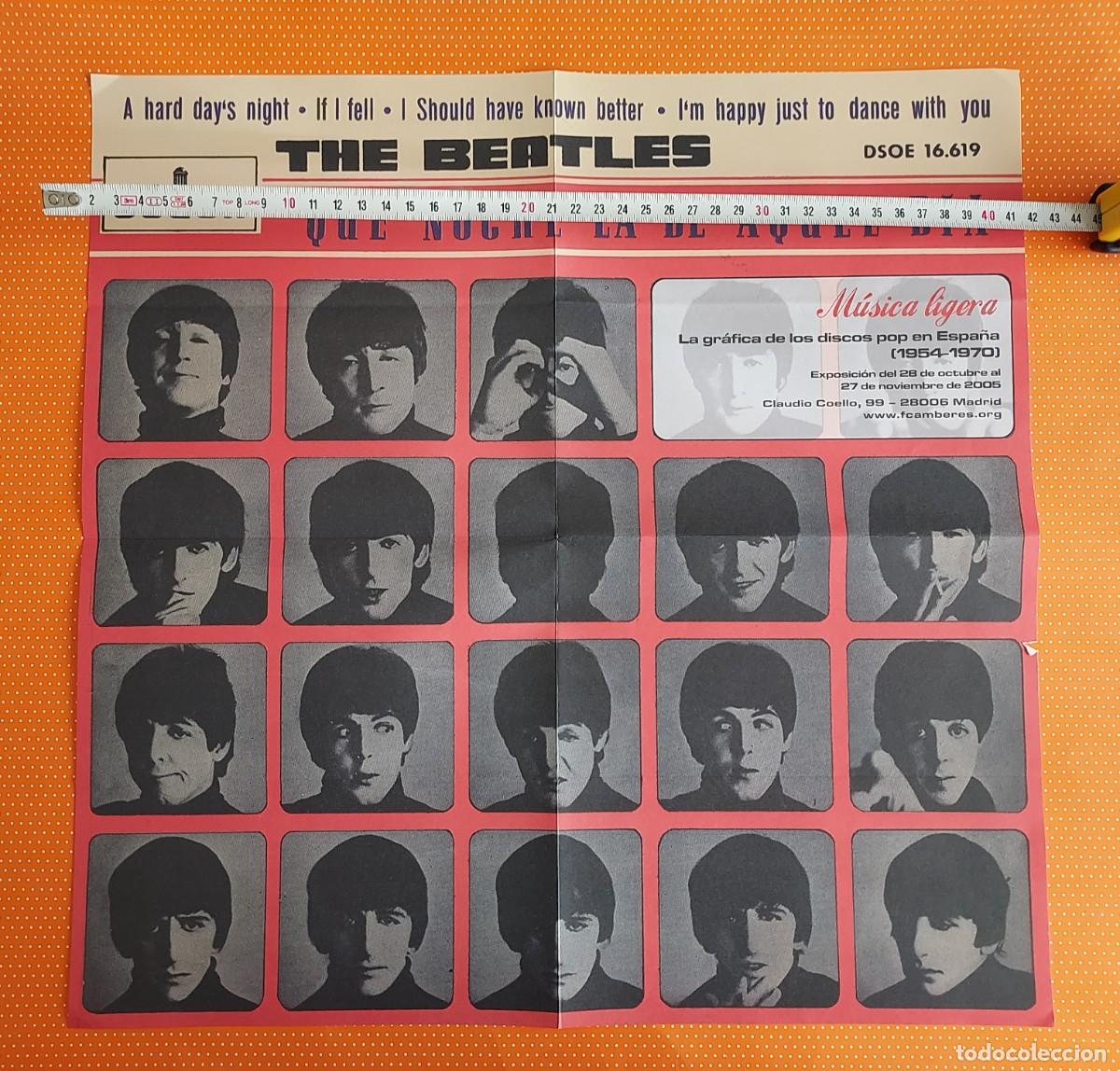 Otros Art&iacute;culos de Coleccionismo en Papel: THE BEATLES. QU&Eacute; NOCHE LA DE AQUEL D&Iacute;A. FOLLETO DE LA EXPOSICI&Oacute;N DE LA FUNDACI&Oacute;N CARLOS DE AMBERES.