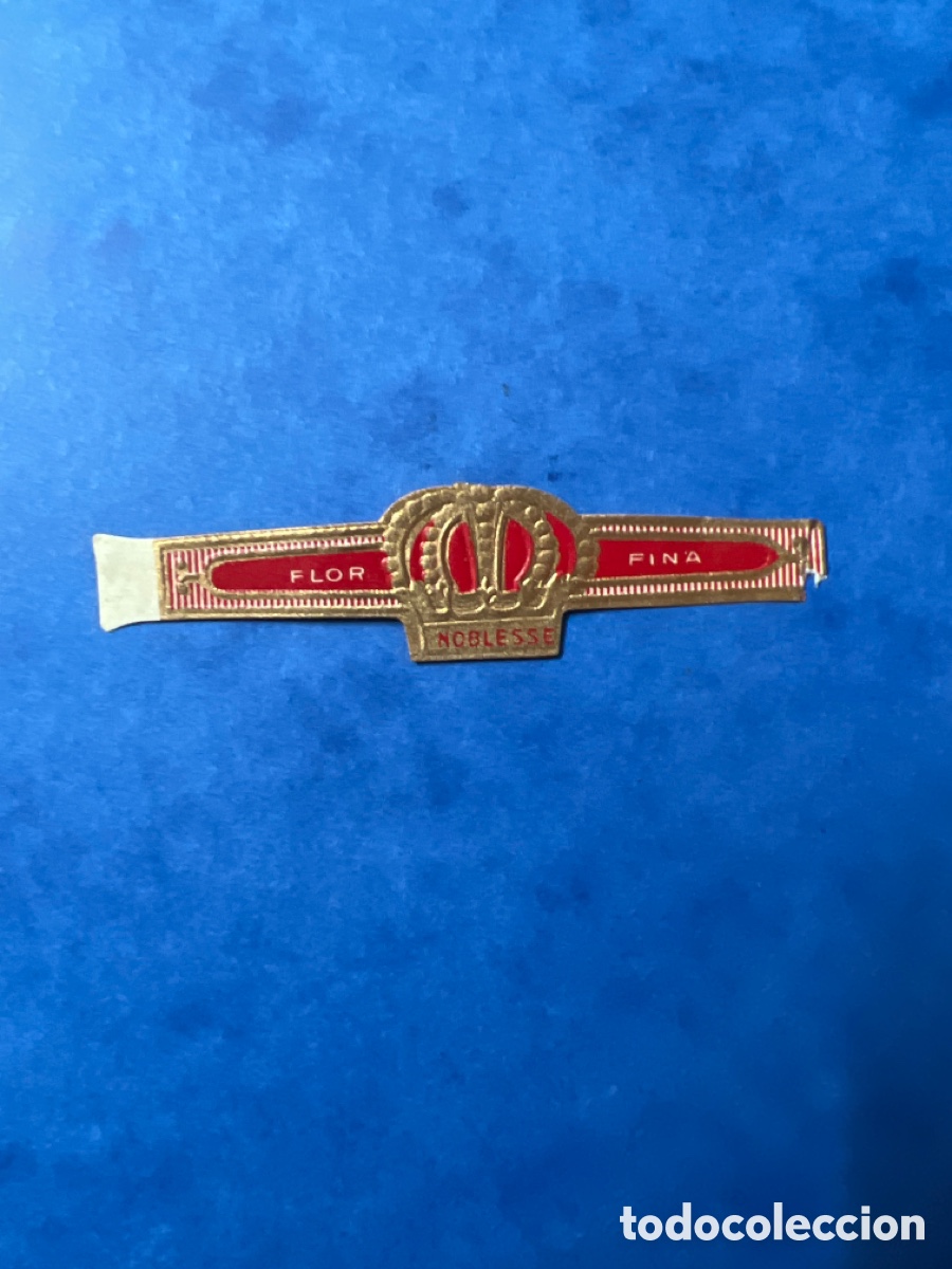 Otros Art&iacute;culos de Coleccionismo en Papel: V295. VITOLA DE PUROS CIGAR BAND FLOR FINA NOBLESSE