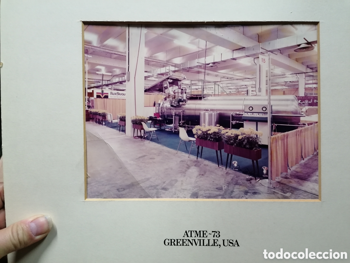Otros art&iacute;culos de coleccionismo en papel: Foto antigua m&aacute;quina tinte