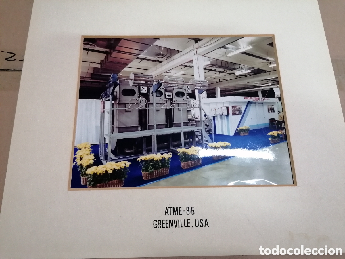 Otros art&iacute;culos de coleccionismo en papel: Foto antigua m&aacute;quina tinte