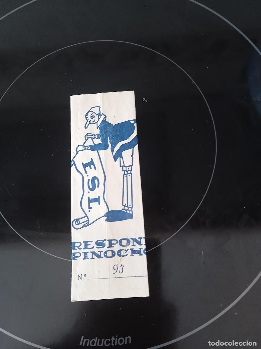 Otros Art&iacute;culos de Coleccionismo en Papel: RESPONDE PINOCHO E.S.L.