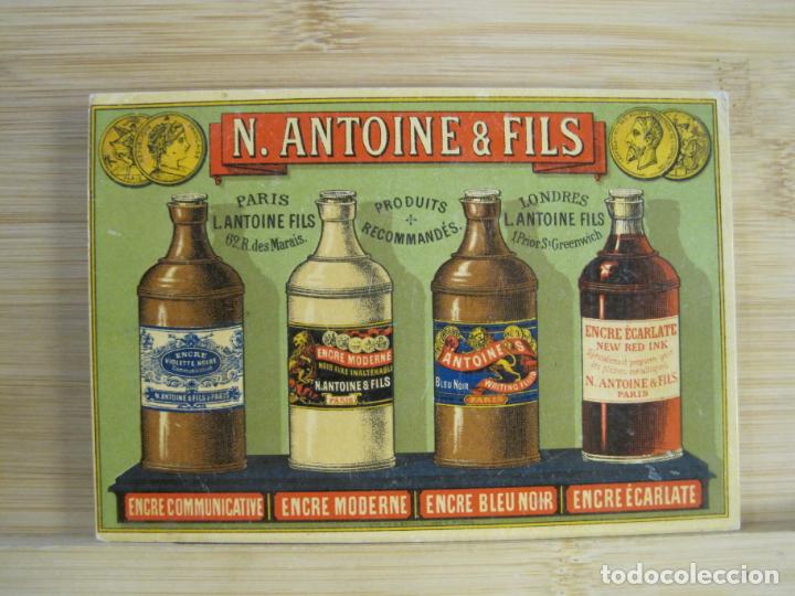 Otros Art&iacute;culos de Coleccionismo en Papel: N. ANTOINE & FILS-PRODUCTOS QUIMICOS-TARJETA PUBLICIDAD-VER FOTOS-(101.485)
