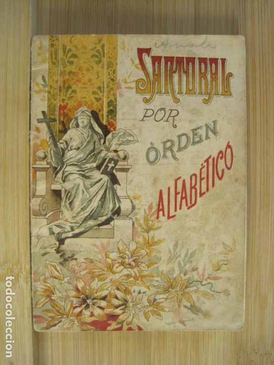 Outros artigos de papel: SANTORAL POR ORDEN ALFABETICO-IMP LUIS TASSO-PUBLICACION ANTIGUA-VER FOTOS-(101.492)