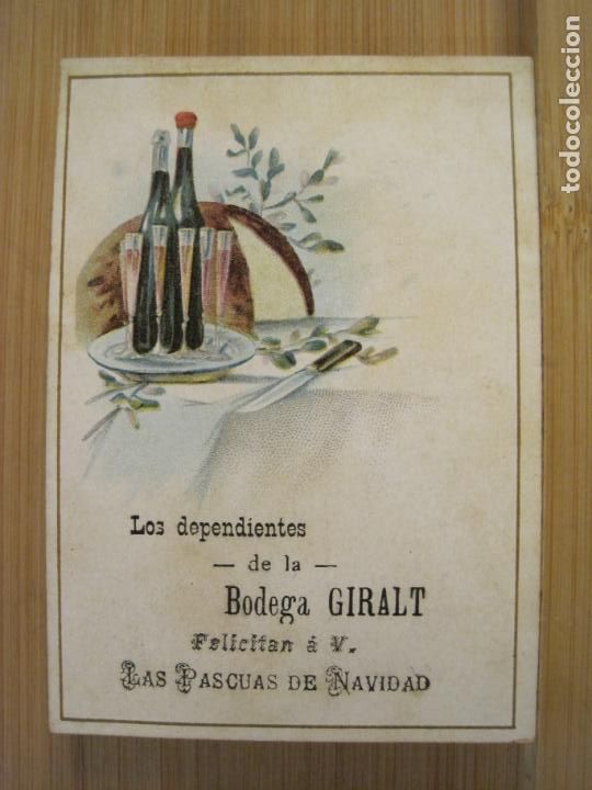 Altri oggetti di carta: LOS DEPENDIENTES DE LA BODEGA GIRALT-FELICITACION ANTIGUA-VER FOTOS-(101.509)