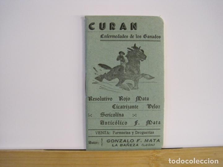 Otros Art&iacute;culos de Coleccionismo en Papel: LA BA&Ntilde;EZA-RESOLUTIVO ROJO MATA-ENFERMEDADES DE LOS GANADOS-PUBLICIDAD ANTIGUA-VER FOTOS-(101.534)
