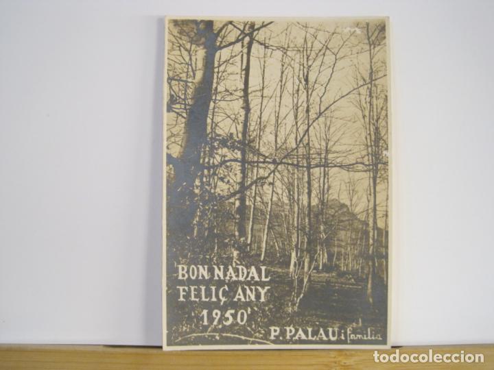 Outros artigos de papel: P. PALAU I FAMILIA-BON NADAL FELI&Ccedil; ANY 1950-FOTOGRAFIA-PUBLICIDAD ANTIGUA-VER FOTOS-(101.536)