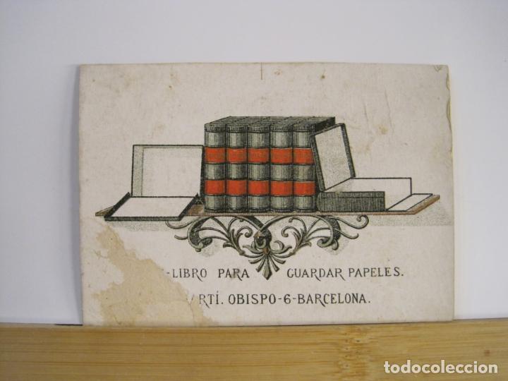 Otros Art&iacute;culos de Coleccionismo en Papel: BARCELONA-EL LIBRO PARA GUARDAR PAPEPLES-PUBLICIDAD ANTIGUA-VER FOTOS-(101.551)