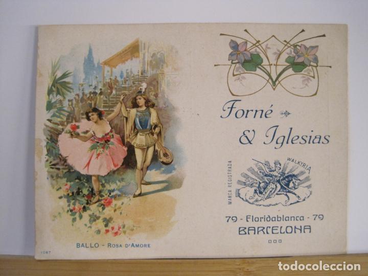 Outros artigos de papel: BARCELONA-FORNE & IGLESIAS-PUBLICIDAD ANTIGUA-VER FOTOS-(101.556)