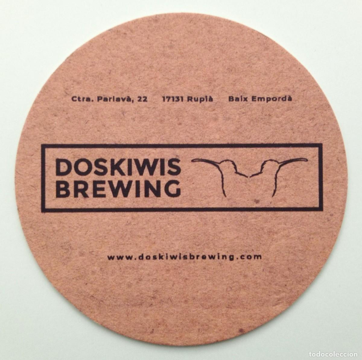 Otros Art&iacute;culos de Coleccionismo en Papel: POSAVASO CERVEZA DOSKIWIS (ESPA&Ntilde;A)