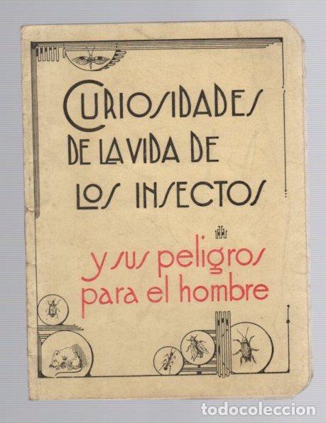 Otros Art&iacute;culos de Coleccionismo en Papel: CURIOSIDADES DE LA VIDA DE LOS INSECTOS Y SUS PELIGROS PARA EL HOMBRE. DROGUERIA VIZCAINA BILBAO
