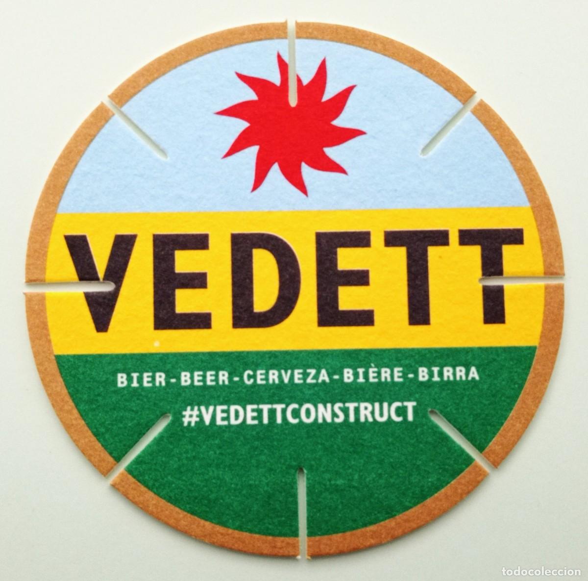 Otros Art&iacute;culos de Coleccionismo en Papel: POSAVASO CERVEZA VEDETT (B&Eacute;LGICA)