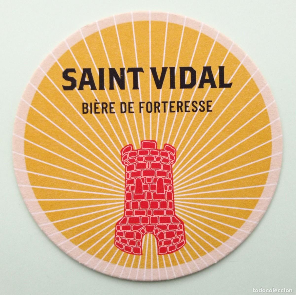Otros art&iacute;culos de coleccionismo en papel: POSAVASO CERVEZA SAINT VIDAL (FRANCIA)