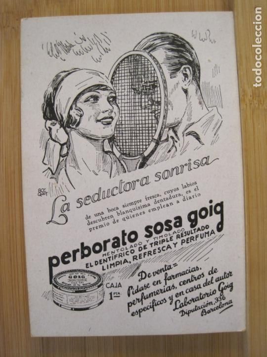 Sammelleidenschaft Andere Papierartikel: PERBORATO SOSA GOIG-PUBLICIDAD ANTIGUA-VER FOTOS-(101.590)