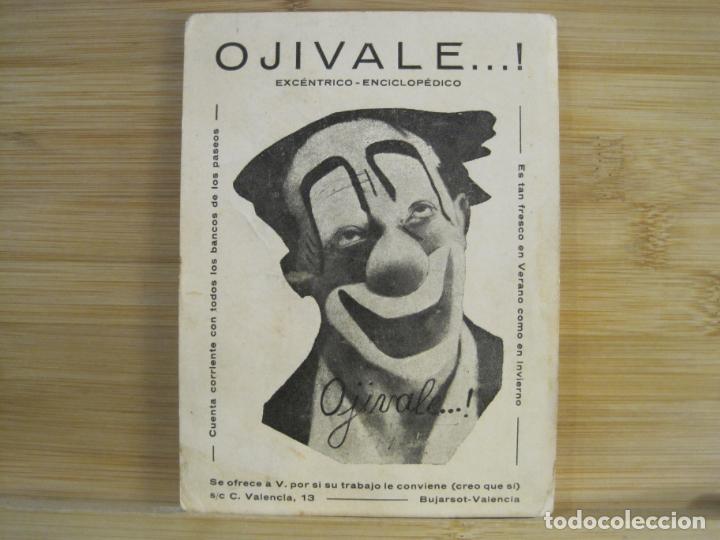 Otros Art&iacute;culos de Coleccionismo en Papel: PAYASO OJIVALE-PUBLICIDAD ANTIGUA CIRCO-VER FOTOS-(101.620)