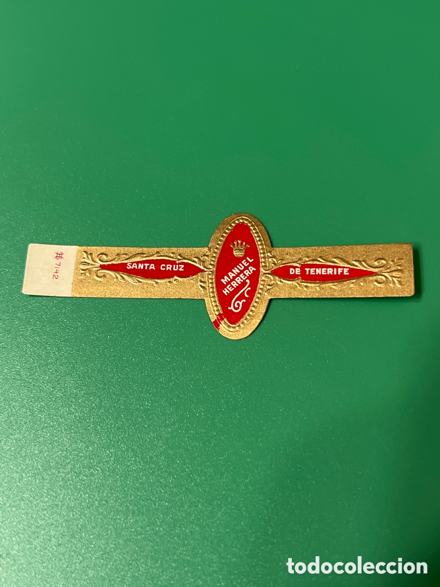 Otros Art&iacute;culos de Coleccionismo en Papel: V361. VITOLA DE PUROS CIGAR BAND SANTA CRUZ DE TENERIFE MANUEL HERRERA 7142