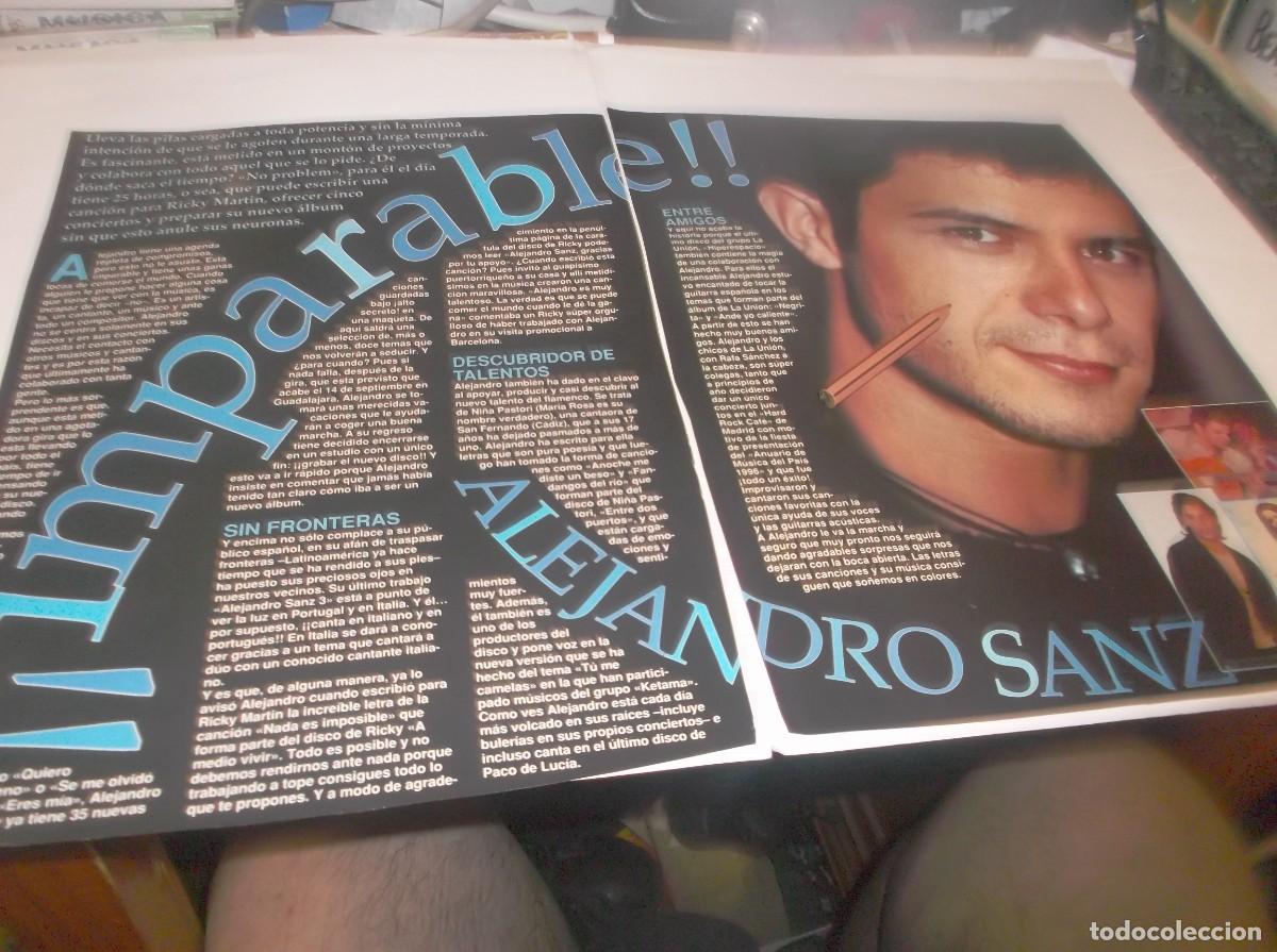 Otros Art&iacute;culos de Coleccionismo en Papel: RECORTE A&Ntilde;O 1996.EL CANTANTE ALEJANDRO SANZ &iexcl;&iexcl;&iexcl;IMPARABLE !!!