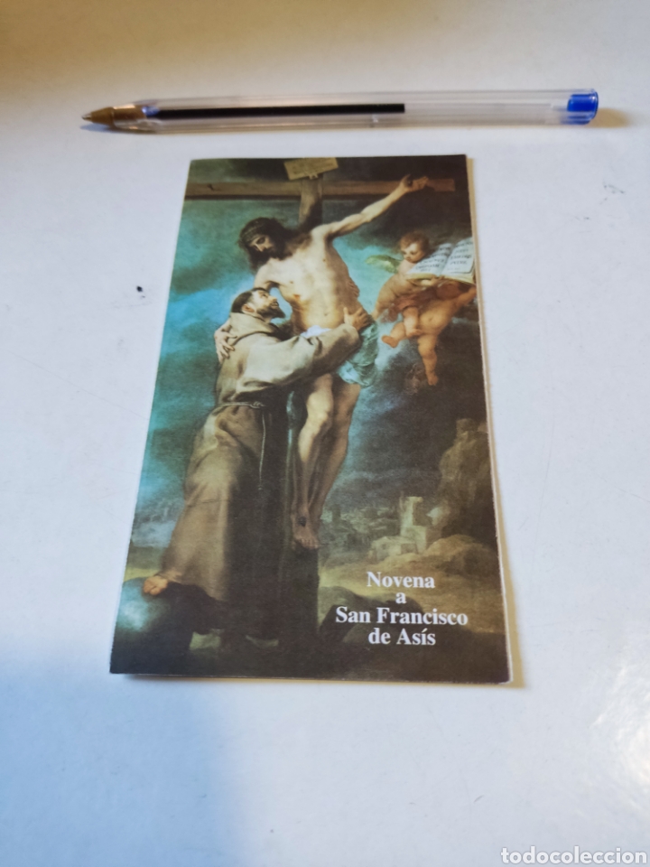 Otros Art&iacute;culos de Coleccionismo en Papel: Estampa religiosa novena a San Francisco de As&iacute;s