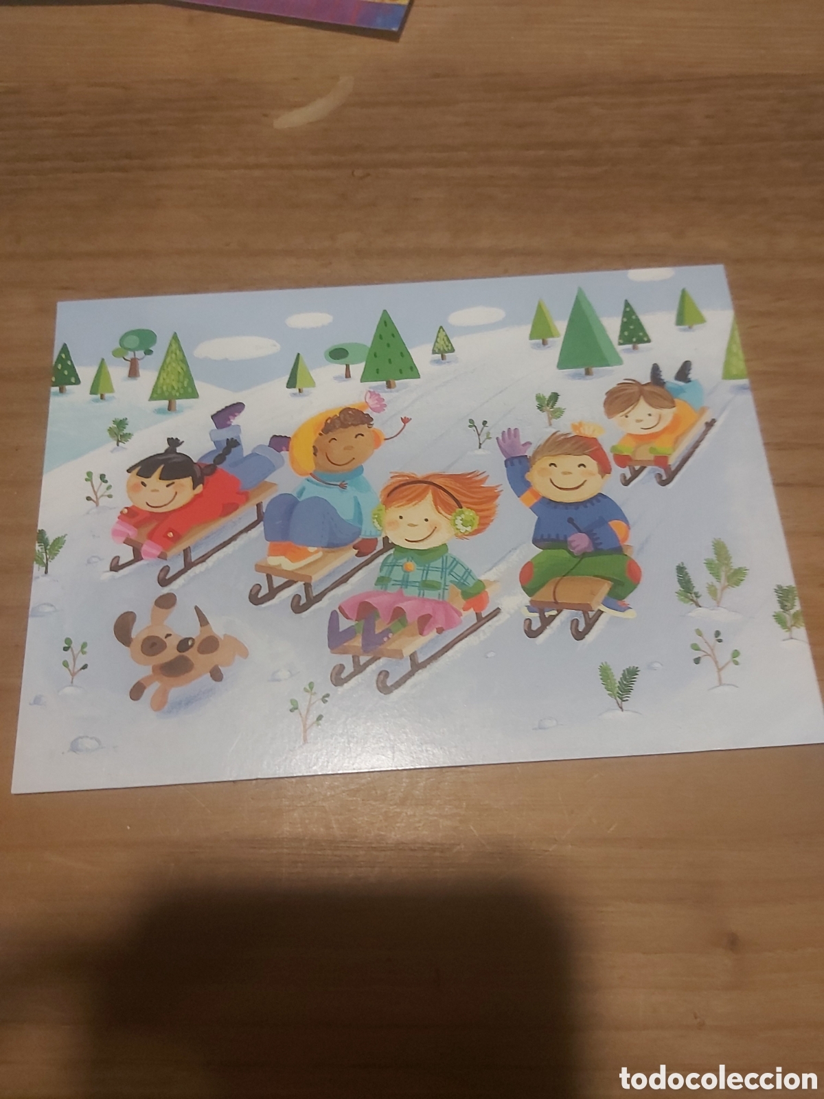 Collectionnisme Papier divers: UNICEF felicitaciones navide&ntilde;as switzerland 90112 Sophie Augustin