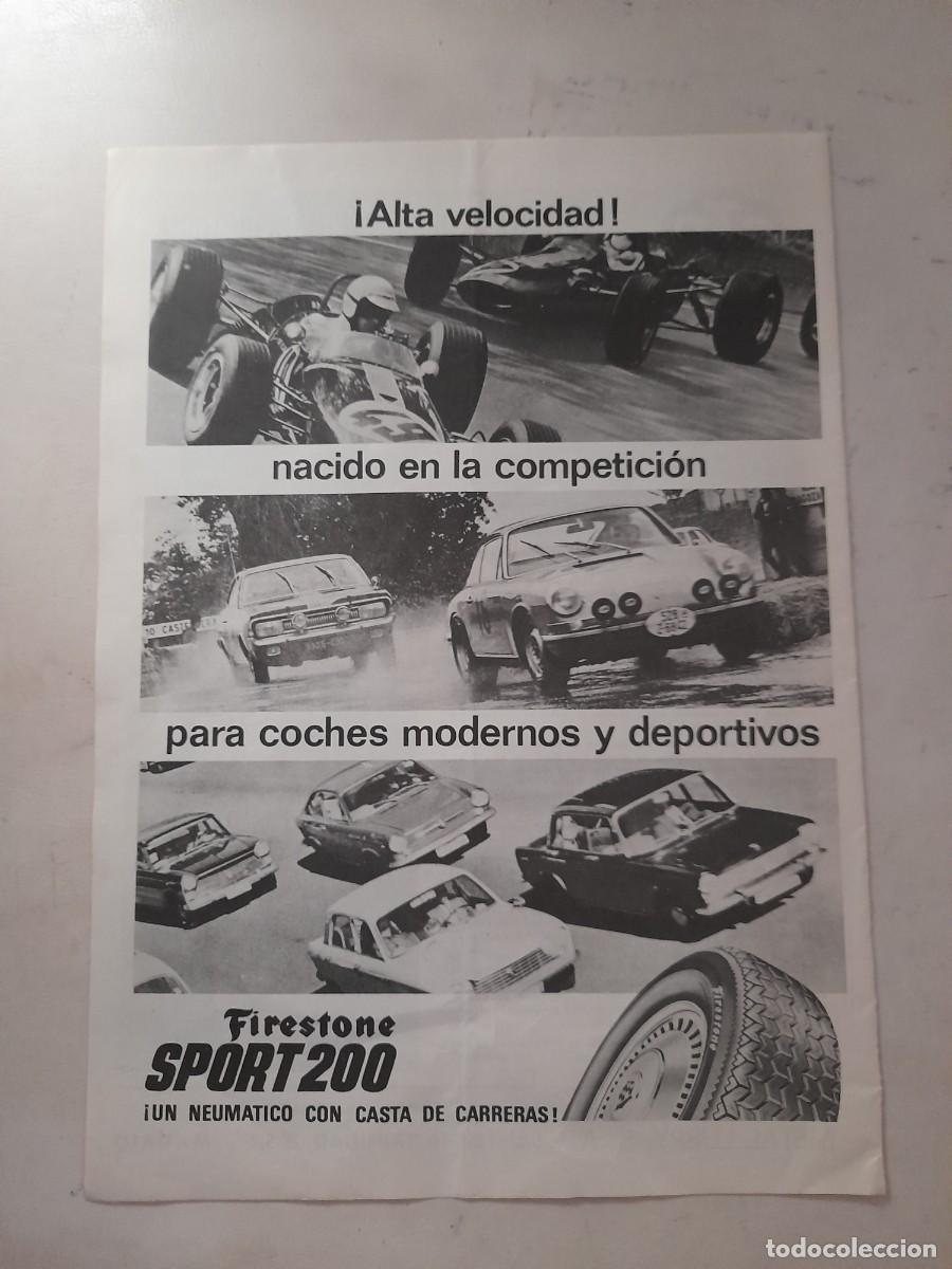 Collectionnisme Papier divers: ANUNCIO PUBLICIDAD NEUM&Aacute;TICOS FIRESTONE AUTOM&Oacute;VIL HOJA DE REVISTA