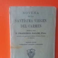 Otros Artículos de Coleccionismo en Papel: NOVENA DE LA VIRGEN DEL CARMEN 1915 P17. Lote 400679569
