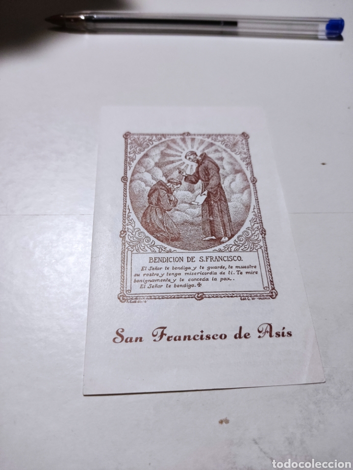 Otros Art&iacute;culos de Coleccionismo en Papel: Estampa religiosa San Francisco de As&iacute;s